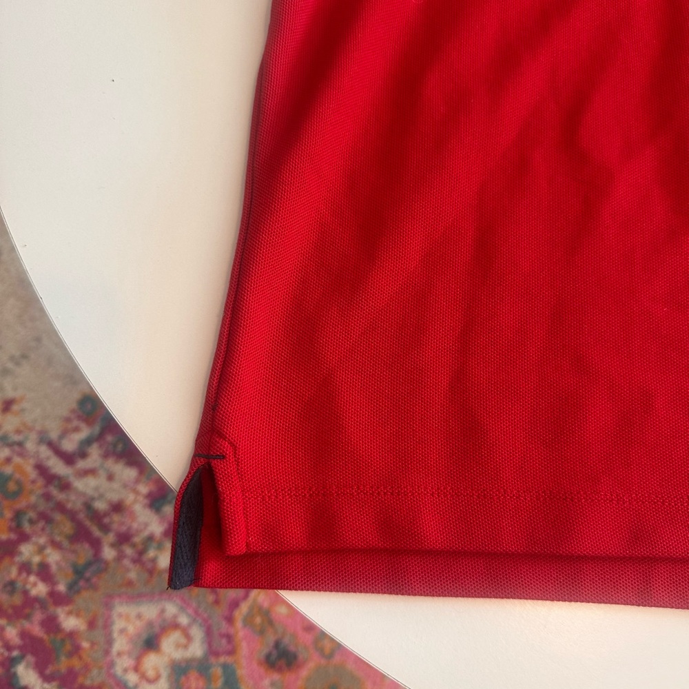 Nautica Performance Deck Polo Shirt Classic Fit in Red - Picture 2 of 7